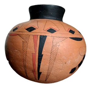 Mato Ortiz Mexican Handcrafted Clay Vessel