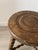 1950s Antique French Wood Stool with Turned Legs, 1950s For Sale - Image 5 of 10