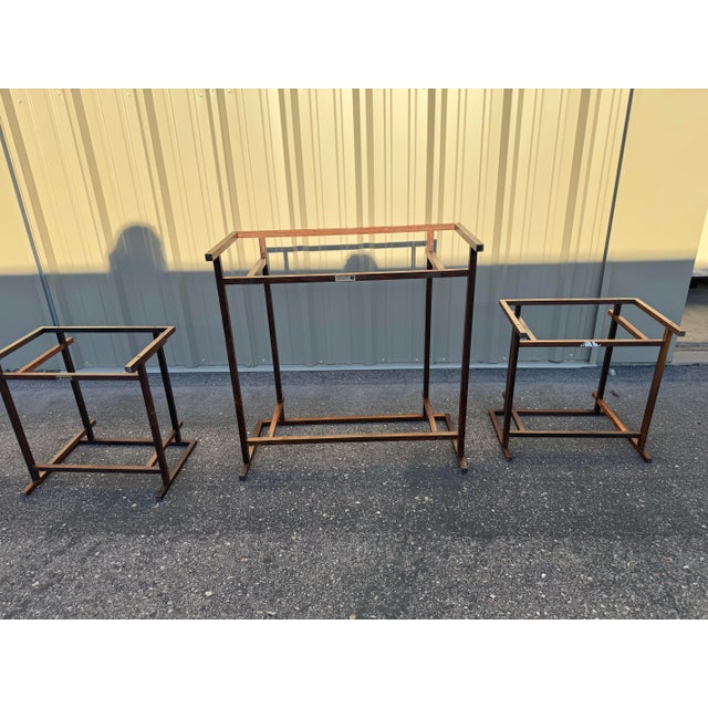 Brown 1970s Danish Komfort Coffee Table and 2 End Tables a Set For Sale - Image 8 of 11