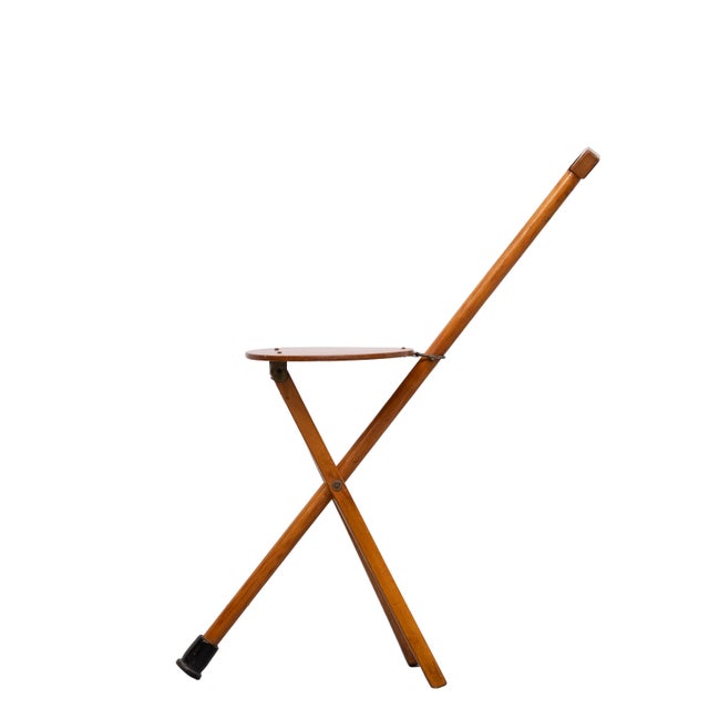Mid-Century Modern Finnish Summer Olympics Folding Chair, Helsinki, 1952 For Sale - Image 3 of 14