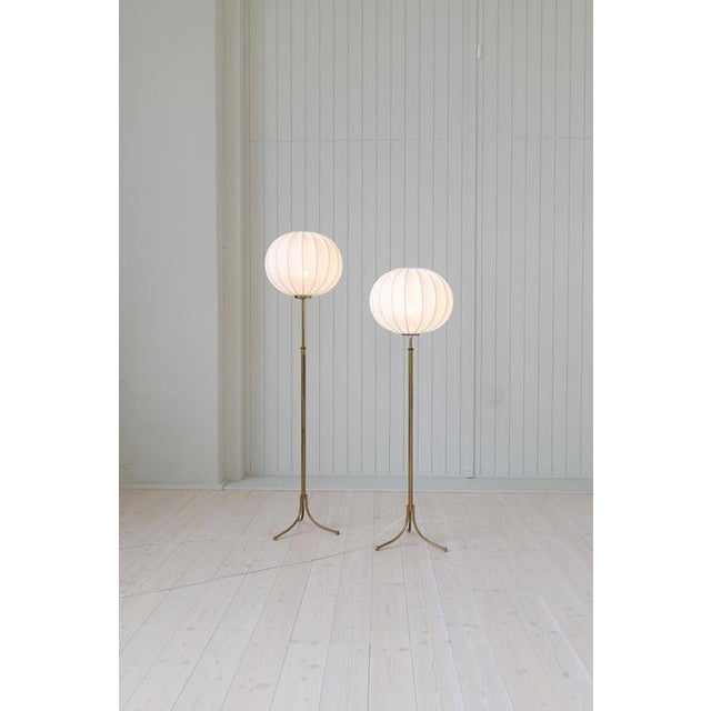Mid-Century Modern Model G2326 Floor Lamps attributed to Josef Frank for Svenskt Tenn, Sweden, 1950s, Set of 2 For Sale - Image 13 of 15