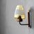 Danish Modern Teak and Etched Glass Wall Sconce, 1960s For Sale - Image 12 of 12