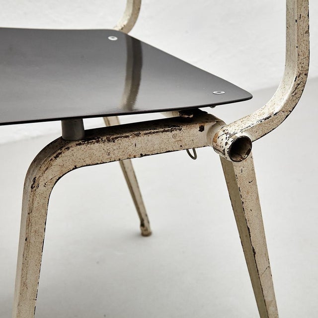 Vintage Theater Chairs by Friso Kramer for Ahrend De Cirkel, 1959, Set of 3 For Sale - Image 17 of 18