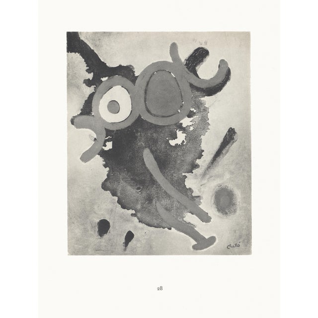 Abstract 1967 Joan Miró Lithograph 27, "Femmes Et Oiseaux" (Women and Birds) For Sale - Image 3 of 5