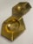 This pair of brass Mid Century Modern catchall or ashtray has unique hexagonal shape. The finish is soft brass, clean with...
