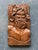 Late 20th Century Vintage Boho Carved Wood Panel of Man For Sale - Image 5 of 12