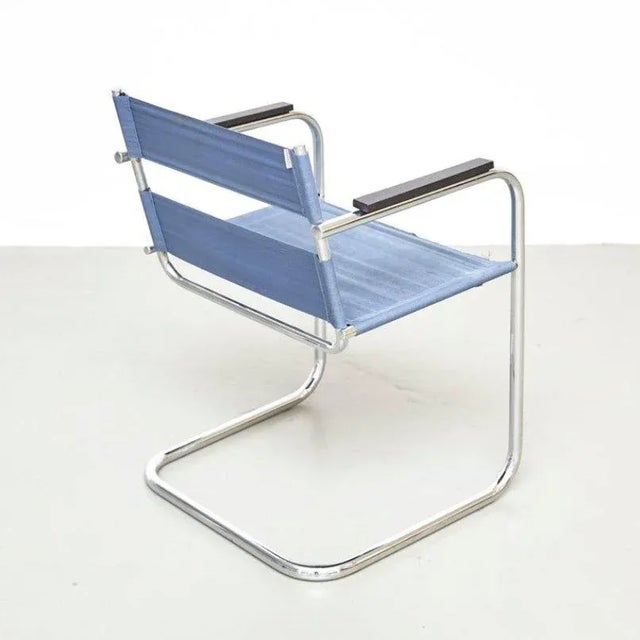 Metal Vintage Bauhaus D33 Chair from Tecta For Sale - Image 7 of 10