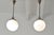 Sphere Lights in Frosted Glass, 1928, Set of 2 For Sale - Image 6 of 11