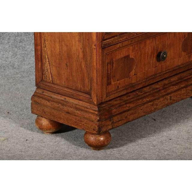 19 Century Baroque Walnut Chest of Drawers, 1850s For Sale - Image 14 of 18