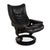 Set of Wing Leather Chair with Ottoman from Stressless For Sale - Image 5 of 18