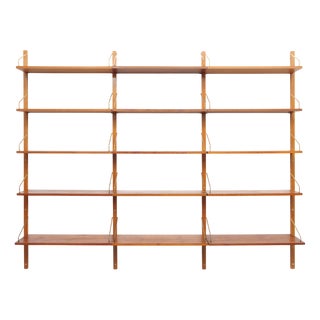 Royal System Teak Wall Shelf by Poul Cadovius for Cado, 1950s For Sale