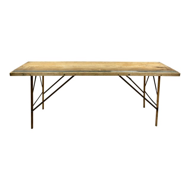 Vintage 1930s Industrial Wallpaper Table Chairish