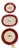 Set of 3 English Staffordshire Whippet China Plates For Sale