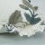 Fabdivine Artistic Block Print Frill Pillow Cover 24x24 Inch Thick Cotton White- Badshah For Sale - Image 4 of 5