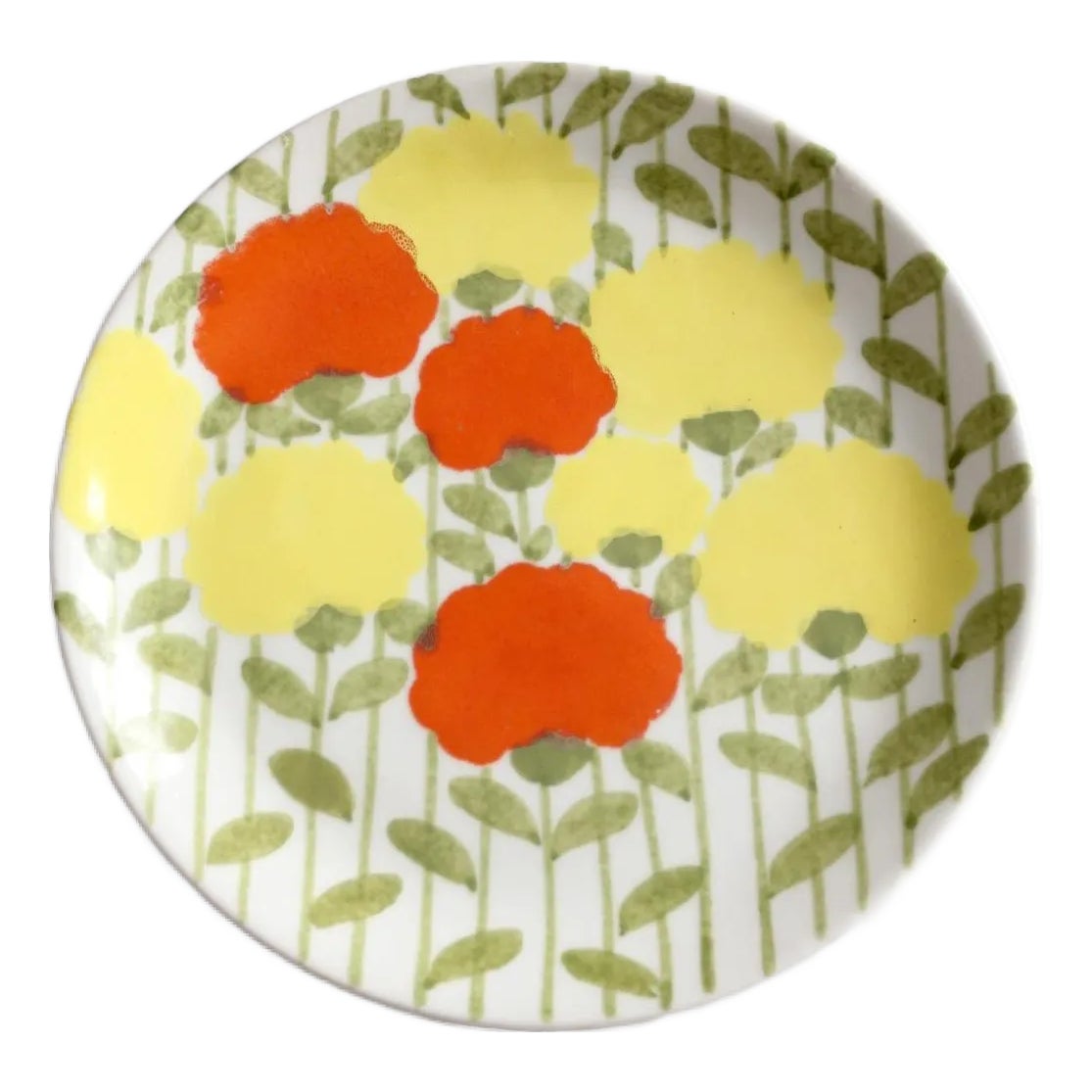 Mid-Century Italian Ernestine Salerno Floral Plate | Chairish