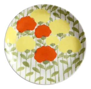 Mid-Century Italian Ernestine Salerno Floral Plate