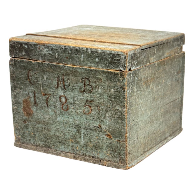 Antique Swedish Box, 1785 For Sale