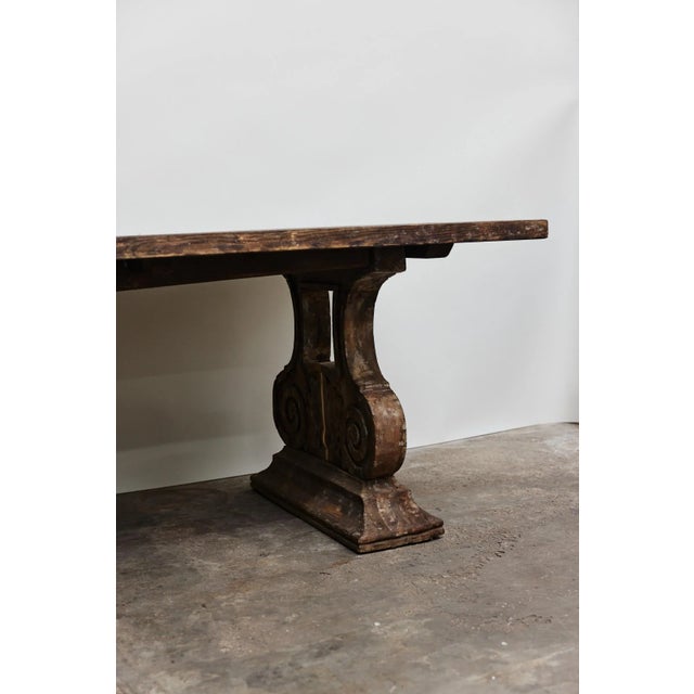 French Oak Monastery Dining Table, Early 20th Century Chairish