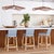 Combining clean lines with tropical materials, this Butler Specialty Company stylish low back counter stool infuses modern...