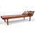 Wood Teak and Cane Colonial Chaise Lounge For Sale - Image 7 of 12