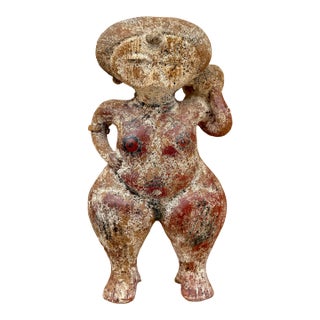 Nayarit Chinesco Standing Female Figurine For Sale