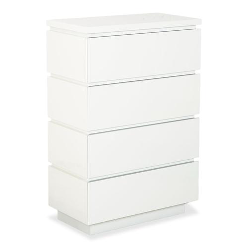 Cube Sideboard and Chest of Drawers in White High Gloss Wood from Interlübke, Set of 2 For Sale - Image 5 of 18
