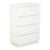 Cube Sideboard and Chest of Drawers in White High Gloss Wood from Interlübke, Set of 2 For Sale - Image 5 of 18