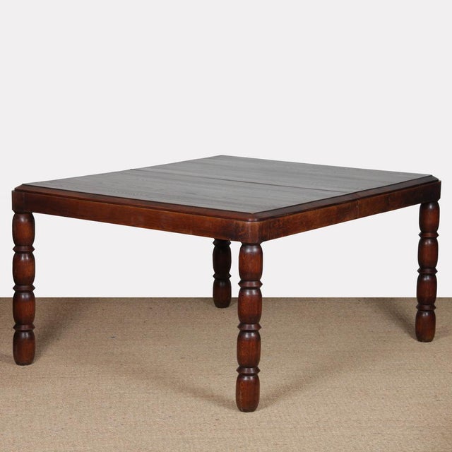 Vintage French Extendable Dining Table, 1940s For Sale - Image 10 of 10