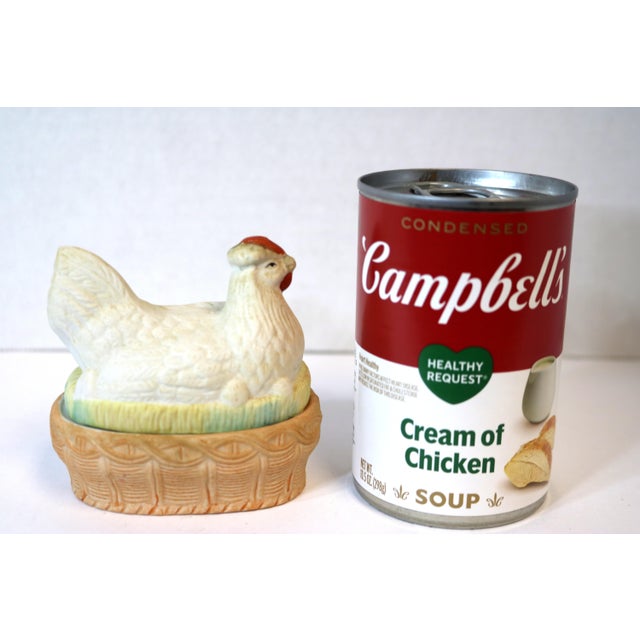 Late 19th Century Staffordshire Bisque Hen on Nest Tureen For Sale - Image 4 of 7