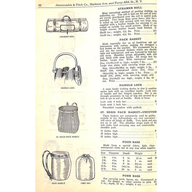 Abercrombie & Fitch 1929 Sportsmans' Catalogue For Sale - Image 4 of 14