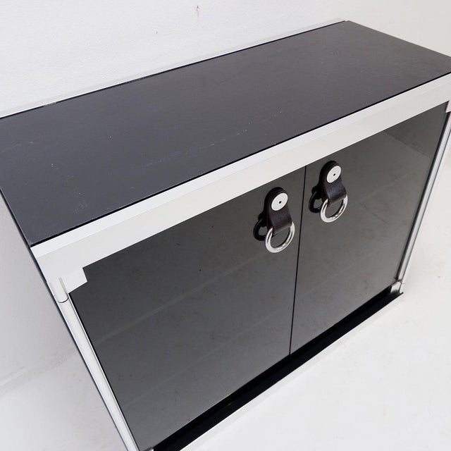 Metal Sideboard attributed to Guido Faleschini for Hermès, 1970s For Sale - Image 7 of 16