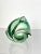 Vintage Green Swirl Murano Ashtray by Val Saint Lambert, 1960s For Sale - Image 4 of 8