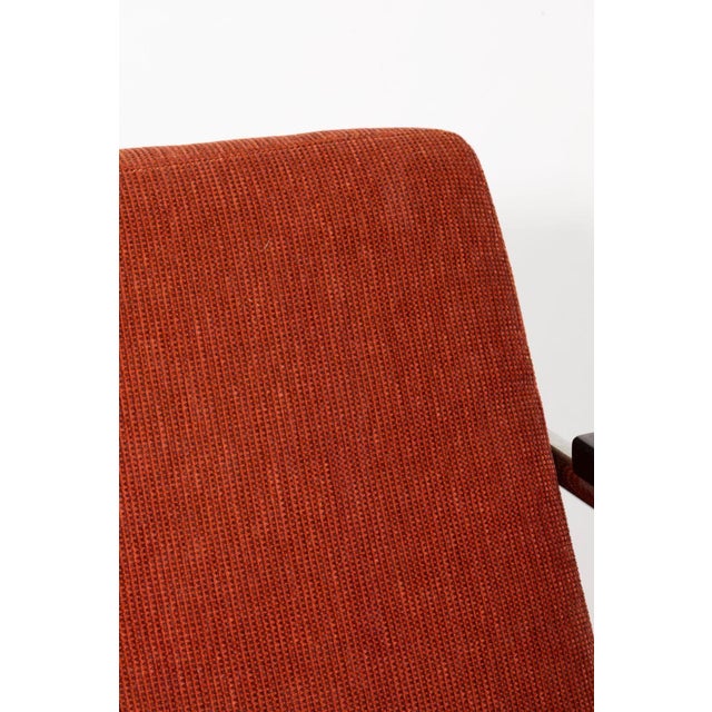 Red Bauhaus / Thonet Style Pair of Armchairs C. 1930s Tubular Steel With Red-Brown Upholstery For Sale - Image 8 of 8
