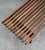 Mid Century Modern Slat Bench Coffee Table Solid Wood Vintage Wood Restored MCM For Sale - Image 9 of 12