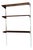 Danish Rosewood Wall Unit Scandinavian Shelving System in Style of Kai Kristiansen Mid Century For Sale