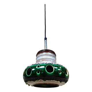 Vintage Dutch Fat Lava Pendant Lamps from Herda, 1960s, Set of 4 For Sale