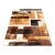 Cowhide Patchwork Carpet, 9' 8" X 6' 9" For Sale