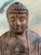 Mid-Century Modern Mid 20th C. Otajiri Japan Cast Iron Seated Buddha Sculpture For Sale - Image 3 of 9