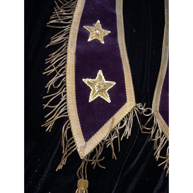A premier 19th-century Masonic Officer’s Collar from the Grand Encampment of the Knights Templar (circa 1880–1890)....