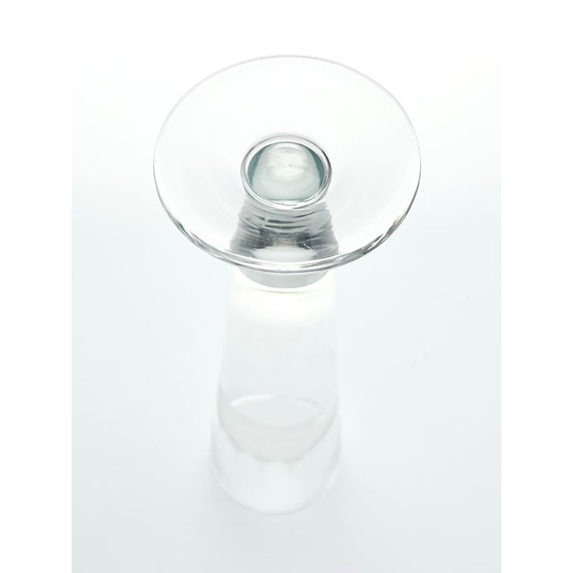 Transparent 1990s Toscany “Clipper Ship” Set of 3 Pilsner Beer Glasses For Sale - Image 8 of 8