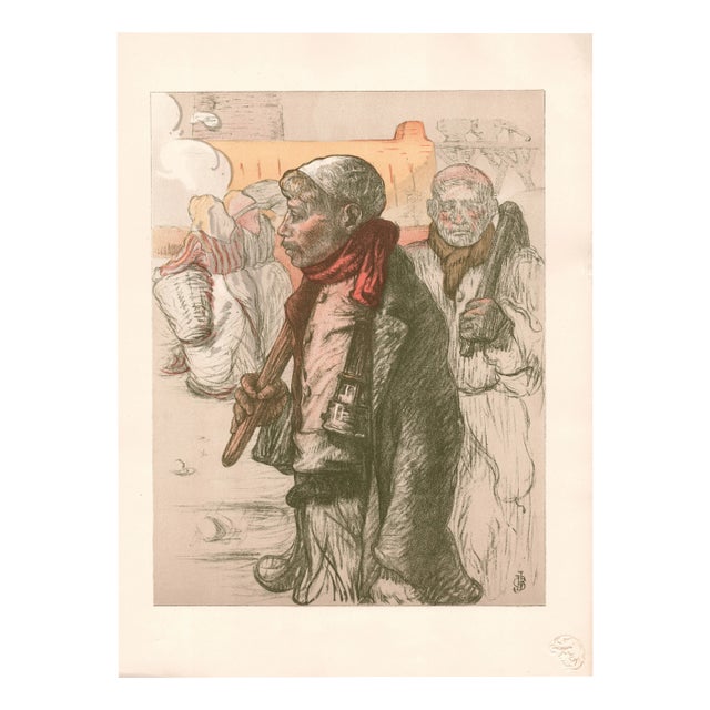 J. G. Besson, Au Pays Noir, 1898, Original Lithograph For Sale