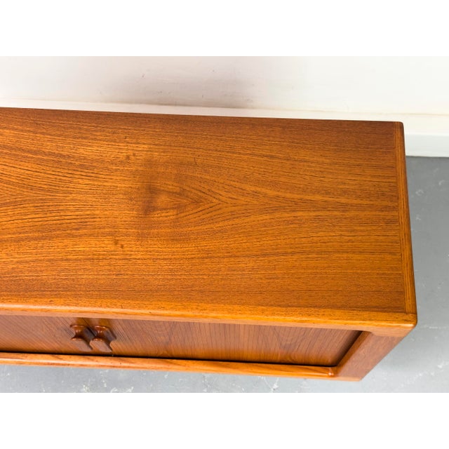 Danish Teak Sideboard with Tambour Doors from CFC Silkeborg, 1970s For Sale - Image 13 of 18