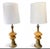 We have for your consideration a very gorgeous pair of hollywood regency table lamps. Table lamps consists of glazed...