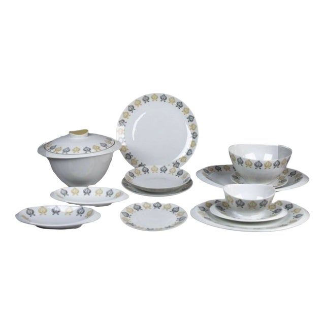 Vintage Table Service by Sigvard Bernadotte, 1960s, Set of 64 For Sale