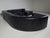 Lara Sofa in Black Leather by Pamio, Toso and Massari for Stilwood, Italy, 1970s, Set of 2 For Sale - Image 4 of 9