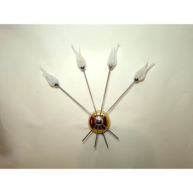 Glass Sconces by Aureliano Toso, 1970s, Set of 2 For Sale - Image 11 of 15