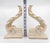 Borghese Bookends Plaster Ancanthus Leaf Pair 1960s For Sale - Image 4 of 13