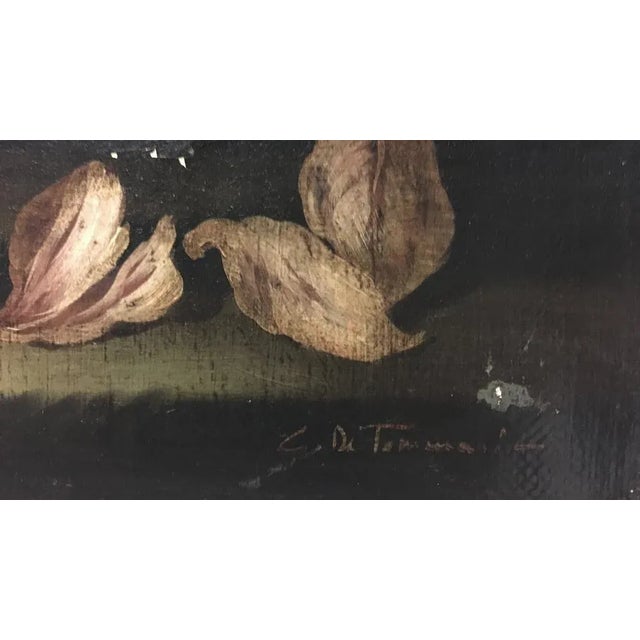Carlo De Tommasi, Floral Still Life, 2008, Oil on Canvas For Sale - Image 3 of 7