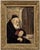 Mark Siegband, A Nap Before Entering the Synagogue Judaica Oil Painting Jewish Hasidic Rabbi For Sale