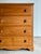 Wood Vintage Honey Tone Wooden Chest of Drawers For Sale - Image 7 of 14